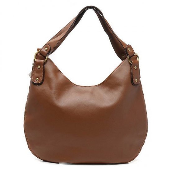 Coach City Logo Large Brown Hobo BWC